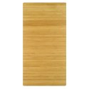 Mata łazienkowa Bambus, 50x80 cm, brązowa Lumarko