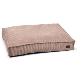 Poduszka dla psa, prążkowana, 100x70x15 cm, różowa Lumarko