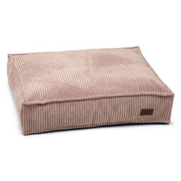 Poduszka dla psa, prążkowana, 70x55x15 cm, różowa Lumarko