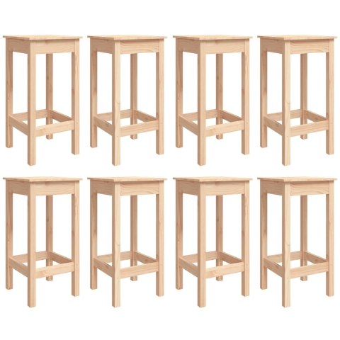 9-cz. zestaw mebli barowych do ogrodu, lite drewno sosnowe Lumarko