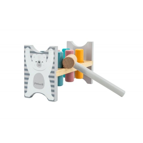  Drewniana Ławeczka Przebijanka Wbijanka Z Młotkiem - Lumarko!