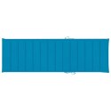 Leżak z niebieską poduszką, impregnowane drewno sosnowe Lumarko!