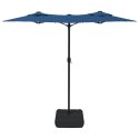 VidaXL Parasol ogrodowy podwójny, lazurowy niebieski, 316x240 cm Lumarko!