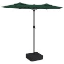 VidaXL Parasol ogrodowy podwójny, zielony, 316x240 cm Lumarko!