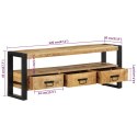 VidaXL Szafka pod TV, 120x30x45 cm, lite drewno mango Lumarko!