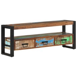 VidaXL Szafka pod TV, 120x30x45 cm, lite drewno z odzysku Lumarko!