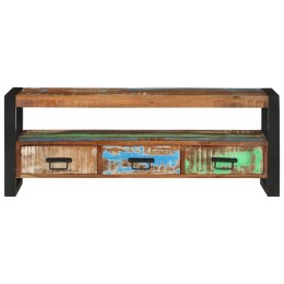 VidaXL Szafka pod TV, 120x30x45 cm, lite drewno z odzysku Lumarko!