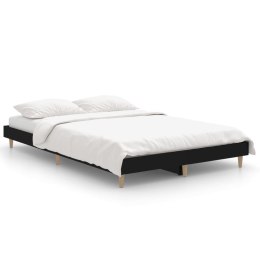 VidaXL Rama łóżka, czarna, 120x190 cm, materiał drewnopochodny Lumarko!