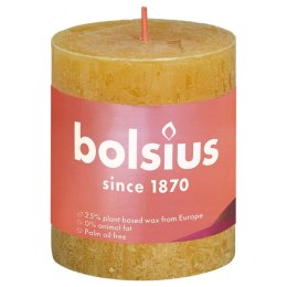 Bolsius Rustykalne świece pieńkowe Shine, 4 szt., 80x68 mm, miodowe Lumarko!