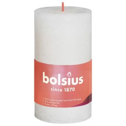 Bolsius Rustykalne świece pieńkowe Shine, 8 szt., 100x50 mm, perłowe Lumarko!