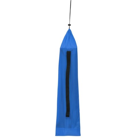 Łóżko polowe, 180x60x19 cm, tkanina Oxford i stal, niebieskie Lumarko!