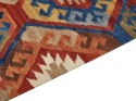 Dywan wełniany kilim 200 x 300 cm wielokolorowy JRVESH Lumarko!