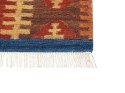 Dywan wełniany kilim 200 x 300 cm wielokolorowy JRVESH Lumarko!