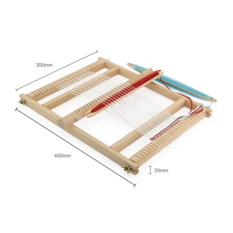  Drewniane Krosno Warsztat Tkacki Zestaw Do Tkania Lumarko!