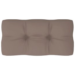 VidaXL Poduszka na sofę z palet, kolor taupe, 80x40x10 cm