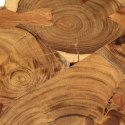 Stolik kawowy, 36 cm, 6 plastrów litego drewna akacjowego Lumarko!