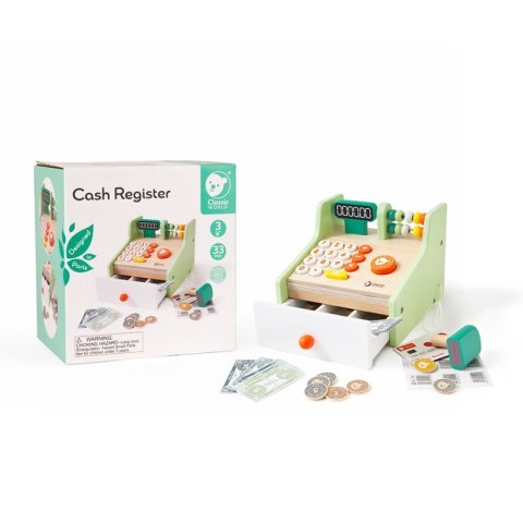 CLASSIC WORLD Drewniana Kasa Sklepowa Dla Dzieci Lumarko!