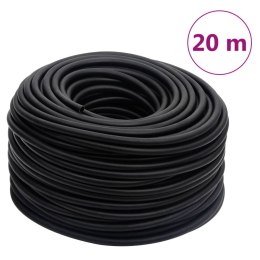 VidaXL Hybrydowy wąż pneumatyczny, czarny, 20 m, guma i PVC