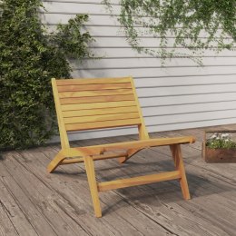 VidaXL Krzesło ogrodowe, lite drewno tekowe