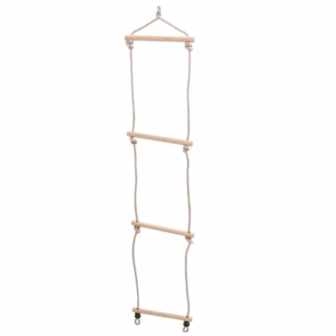 VidaXL Siedzisko huśtawki, drabinka sznurowa i kamienie do wspinaczki