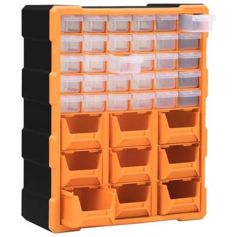 VidaXL Organizer z 39 szufladkami, 38x16x47 cm