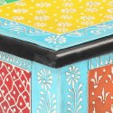 VidaXL Ręcznie malowana konsola, 80x35x75 cm, lite drewno mango