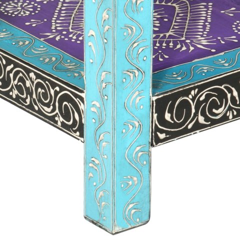 Ręcznie malowana konsola, 80x35x75 cm, lite drewno mango Lumarko!