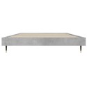 VidaXL Rama łóżka, szarość betonu, 90x200 cm, materiał drewnopochodny
