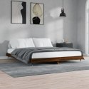 Rama łóżka, brązowy dąb, 120x200 cm, materiał drewnopochodny Lumarko!