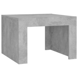 Stolik kawowy, szarość betonu, 50x50x35 cm, płyta wiórowa Lumarko!