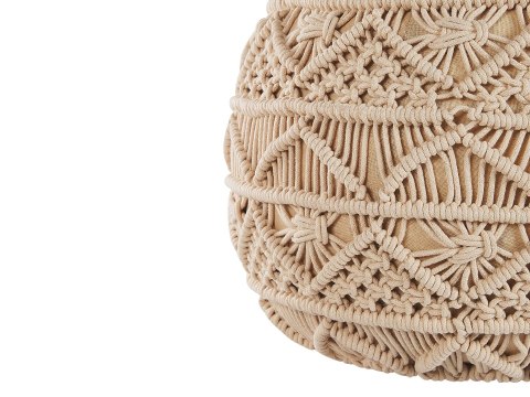 Puf ⌀ 40 cm beżowy KAYSERI