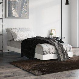 Rama łóżka, biała, połysk, 75x190 cm, materiał drewnopochodny Lumarko!
