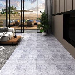 Samoprzylepne panele podłogowe, PVC, 5,21 m², 2 mm, szare Lumarko!
