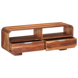 VidaXL Szafka pod TV, 110x30x40 cm, lite drewno akacjowe