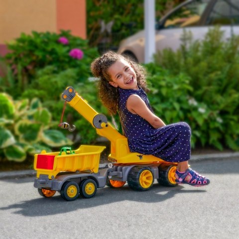 BIG Przyczepka Do Jeździków Power Worker Maxi Ruchoma Platforma Lumarko!