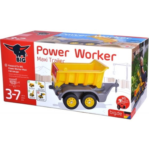 BIG Przyczepka Do Jeździków Power Worker Maxi Ruchoma Platforma Lumarko!