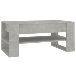 VidaXL Stolik kawowy, betonowy, 102x55x45 cm, materiał drewnopochodny