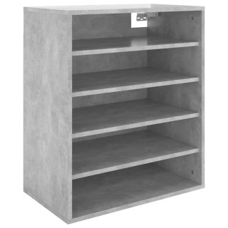 VidaXL Szafka na buty, szarość betonu, 60x35x70 cm