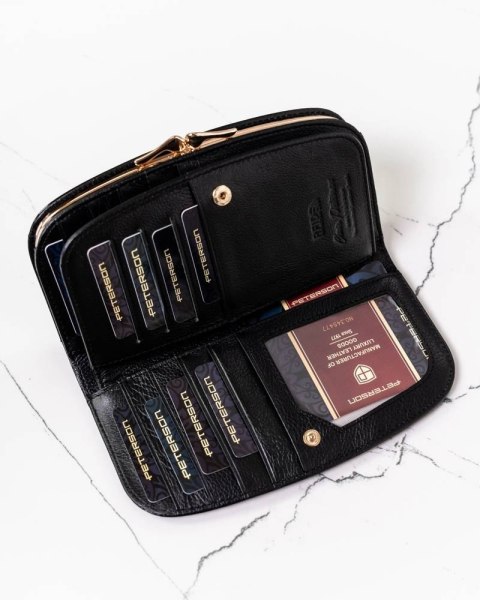 Duży portfel damski ze skóry naturalnej — Peterson Lumarko!