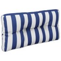 Poduszka na palety, niebiesko-białe paski, 70x40x12 cm, tkanina Lumarko!