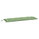 Poduszki na ławki ogrodowe, 2 szt., wzór w liście, 150x50x7 cm Lumarko!