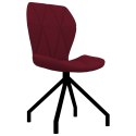 VidaXL Krzesła jadalniane, 2 szt., czerwone, sztuczna skóra