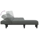 Sofa rozkładana L, ciemnoszara, 255x140x70 cm, tkanina Lumarko!