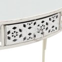 Stolik boczny w stylu francuskim, metalowy, 82x39x76 cm, biały Lumarko!