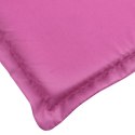 VidaXL Poduszka na leżak, różowa, tkanina Oxford