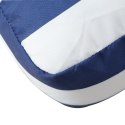 VidaXL Poduszka na paletę, niebiesko-biała, 58x58x10cm, tkanina Oxford