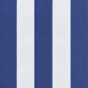 VidaXL Poduszki na palety, 3 szt., niebiesko-białe paski, Oxford