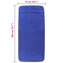 Ręczniki plażowe, 2 szt., niebieskie, 75x200 cm, 400 g/m² Lumarko!