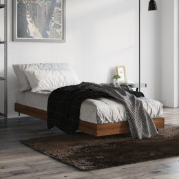 Rama łóżka, brązowy dąb, 75x190 cm, materiał drewnopochodny Lumarko!