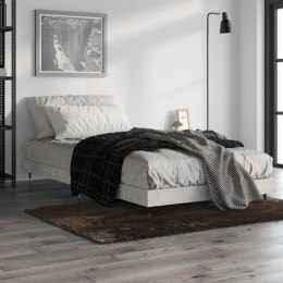 VidaXL Rama łóżka, szarość betonu, 90x190 cm, materiał drewnopochodny